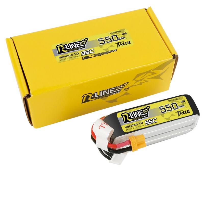 Akumulator Tattu R-Line 550mAh 14.8V 95C 4S1P - prezentacja produktu