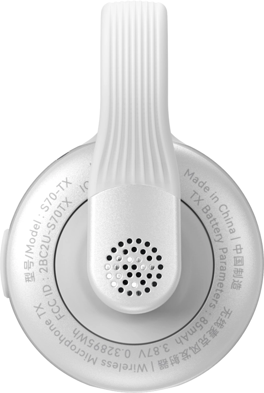 SmallRig S70-C1 biały – mikrofon z dziewięcioma ustawieniami EQ