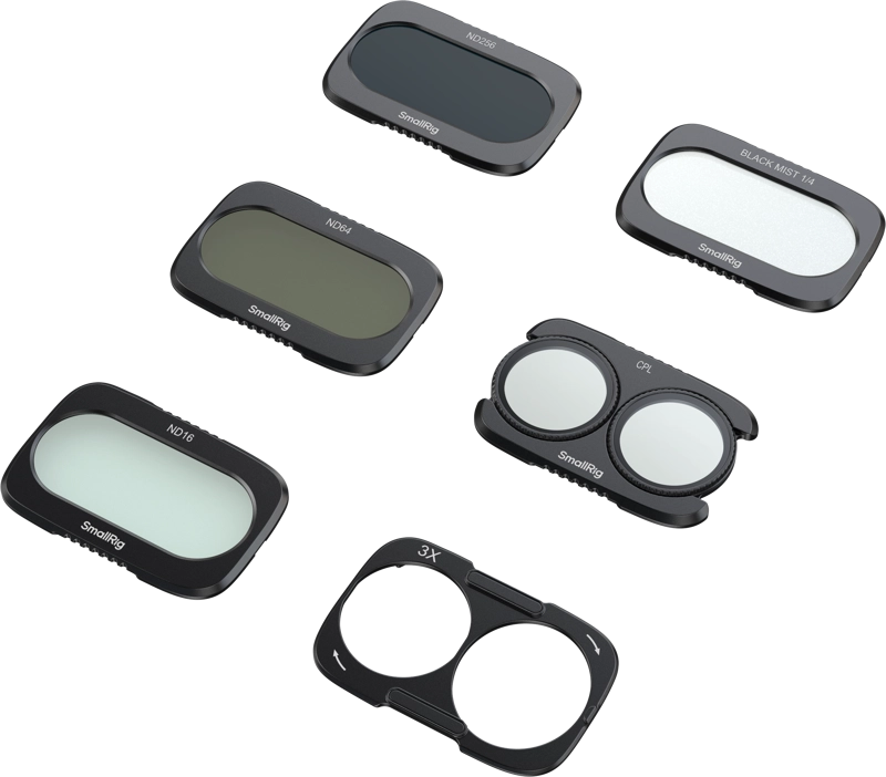 SmallRig 6658 – filtry optyczne ND, CPL i Black Diffusion do kamery DJI Osmo Pocket 4P