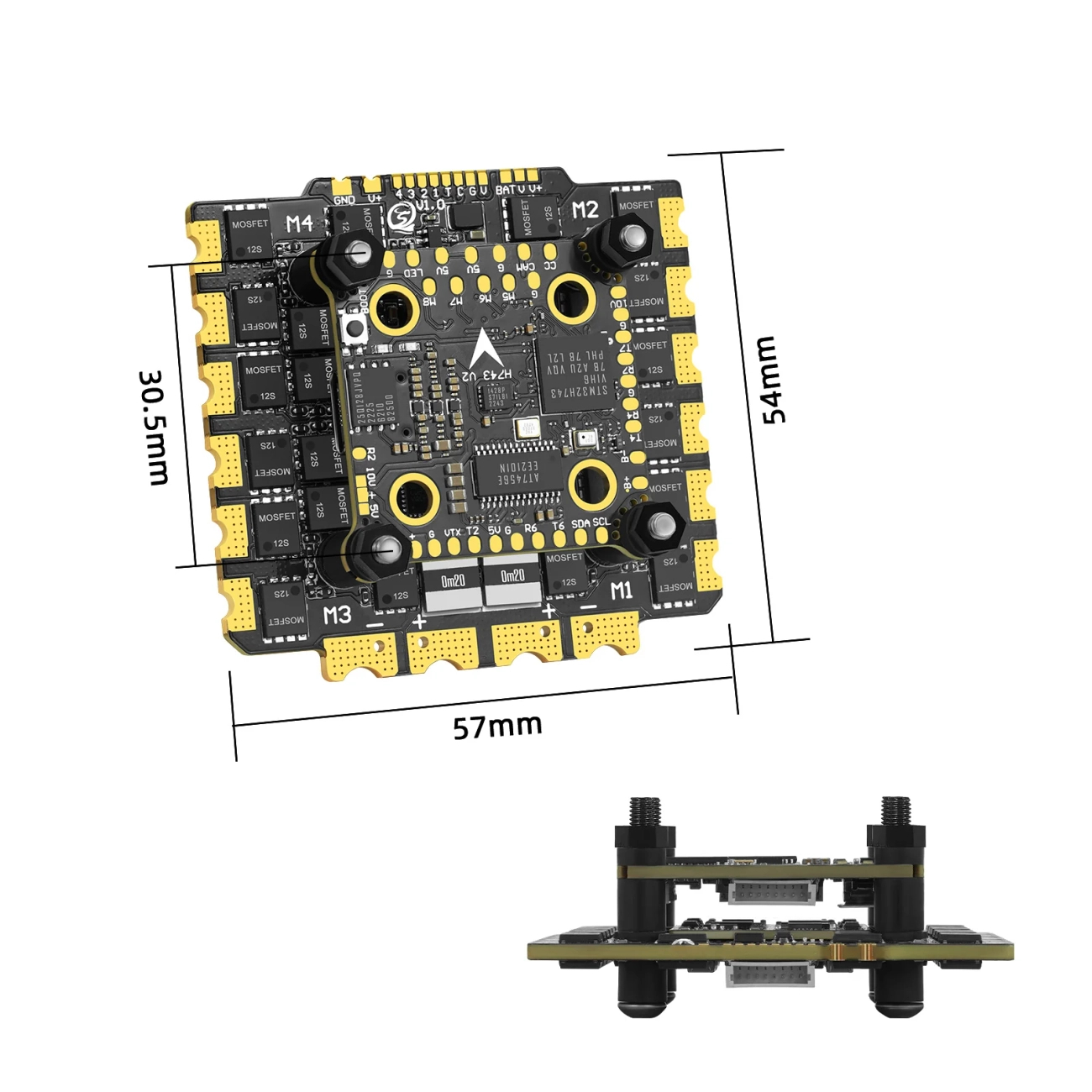 Konstrukcja PCB regulatora SEQURE E130 G2