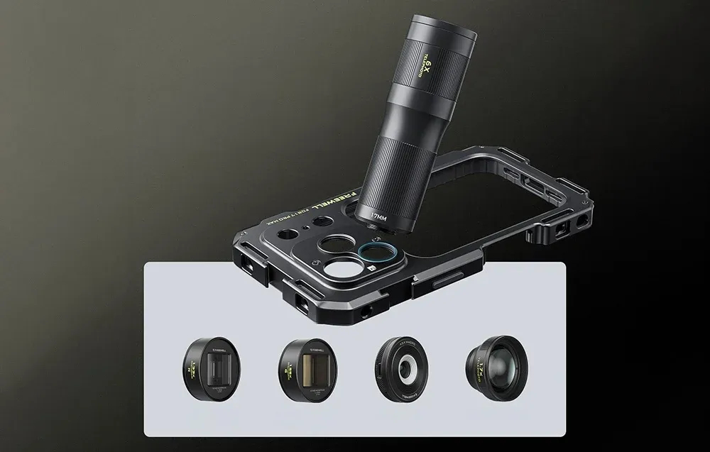 Freewell Genius Rig iPhone 17 Pro mocowania akcesoriów