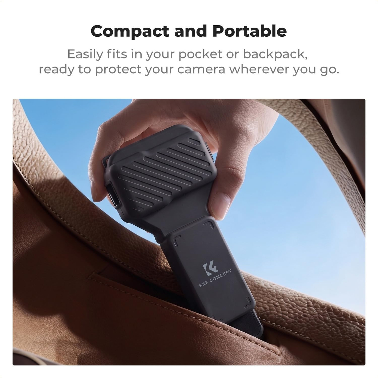 Miękkie wnętrze obudowy ochronnej K&F Concept do DJI Pocket 4P