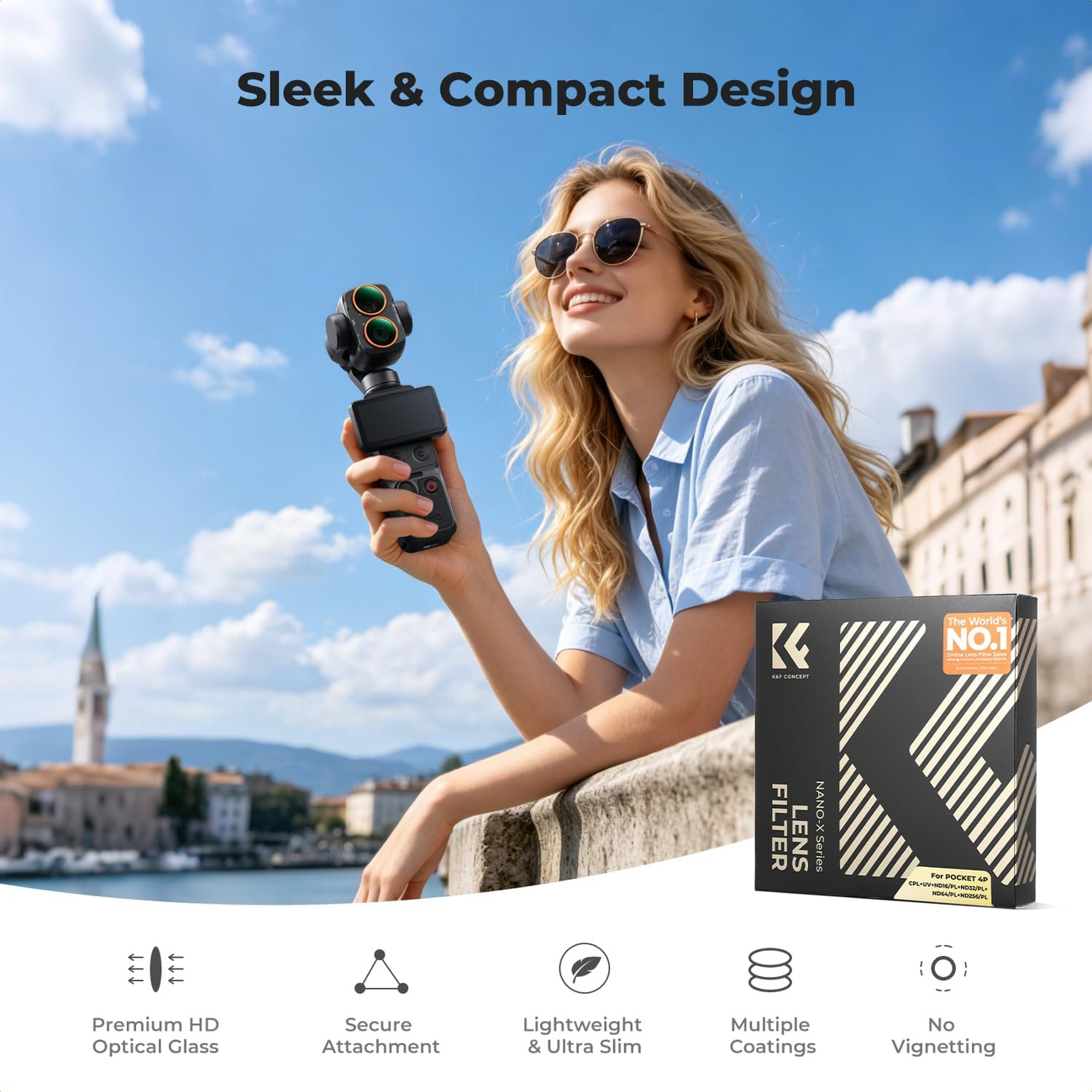Filtry ND PL K&F Concept do kontroli ekspozycji i polaryzacji